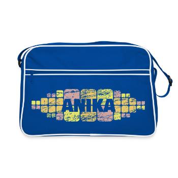 Mama Anika - Sac Retro - bleu/blanc - Devant