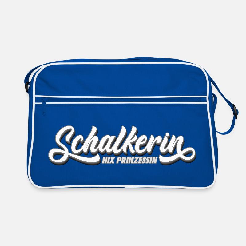 Nix Prinzessin Schalkerin! | Gelsenkirchen Schalke - Retro Tasche - Blau/Weiß