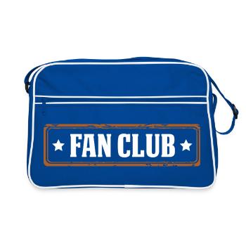 Fan Club - Retro Tasche - Blau/Weiß - Vorne