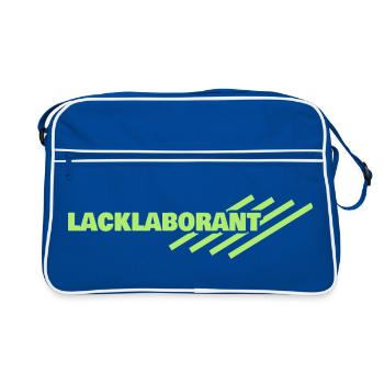Workplace paint laboratory technician - Retro Bag - blue/white - Front