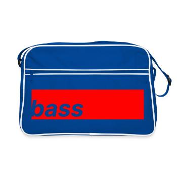 Basse - Sac Retro - bleu/blanc - Devant