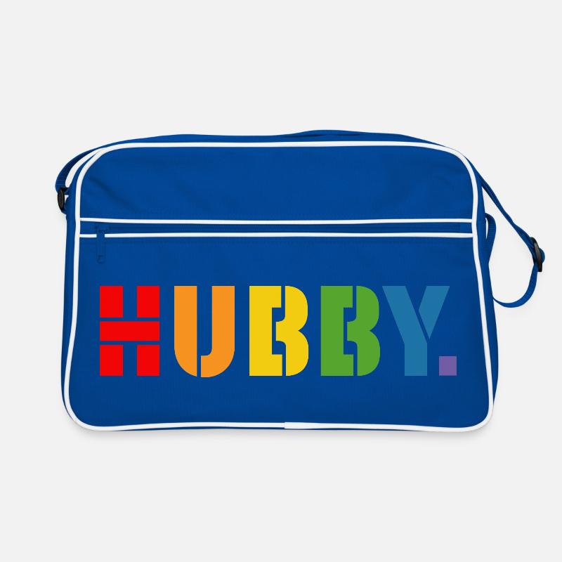 Rainbow shirt HUBBY Retro Tasche