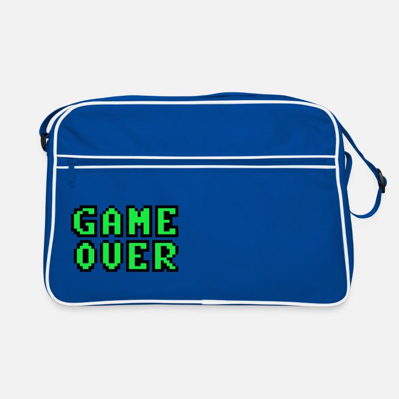 Game Over Retrogaming Vintage-Pixel Retro Tasche