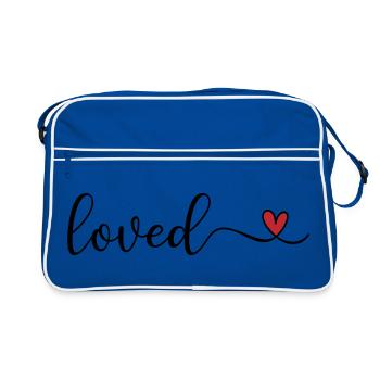 aimé - Sac Retro - bleu/blanc - Devant
