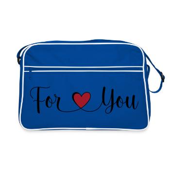 Pour vous - Sac Retro - bleu/blanc - Devant