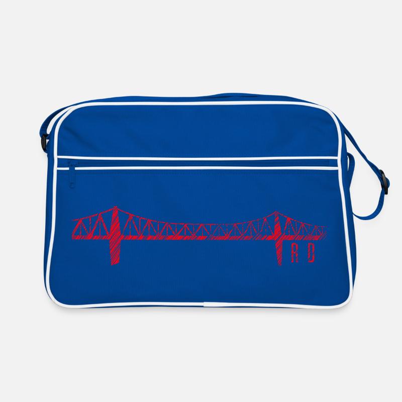 Rendsburg High Bridge Scribble Design – RD Skylin Retro Bag
