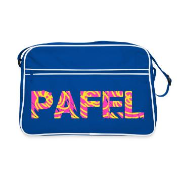 Pafel - Sac Retro - bleu/blanc - Devant