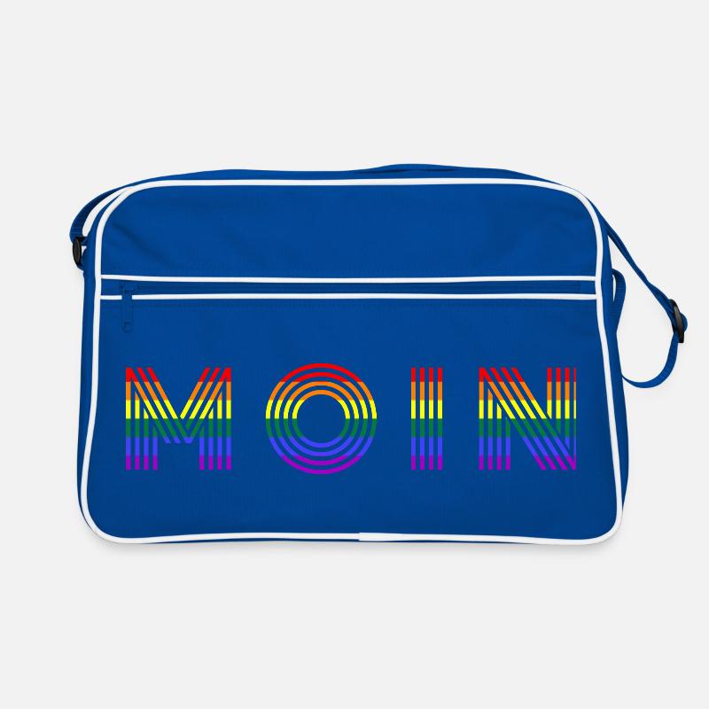 MOIN Regenbogen Retro Tasche