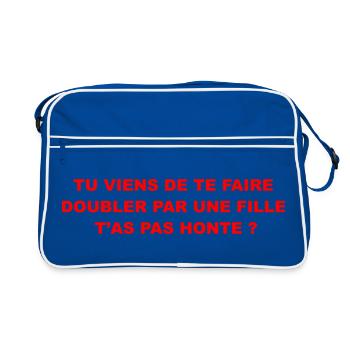 Doubler  - Sac Retro - bleu/blanc - Devant