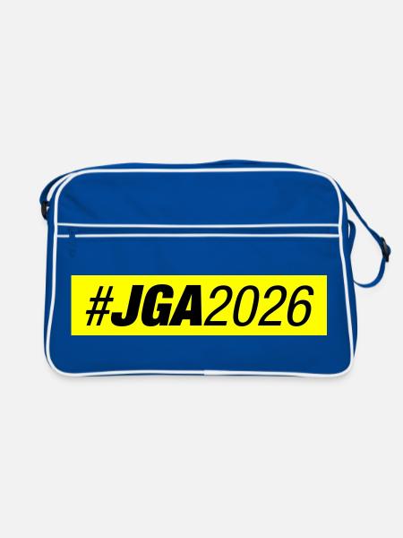Jga 2026 Bachelor Party - Retro Bag - blue/white - Front