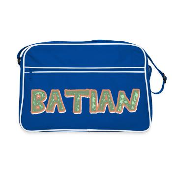 Batian as a trekking - Retro Bag - blue/white - Front