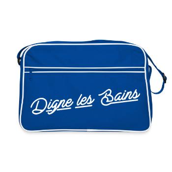 Digne les bains - Sac Retro - bleu/blanc - Devant