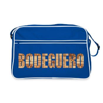 Bodeguero – Tradición y pasión del vino - Retro Bag - blue/white - Front
