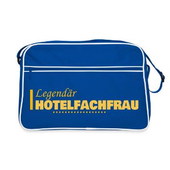 Occupation: Hotel manager - Retro Bag - blue/white - Front