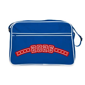 2026 Outline - Retro Bag - blue/white - Front