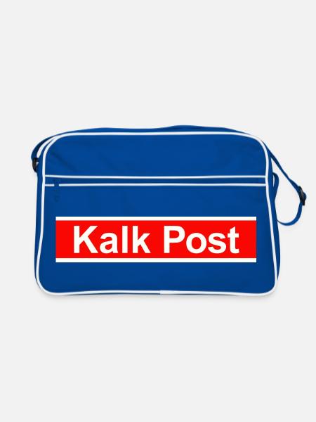 Lime Post - Sac Retro - bleu/blanc