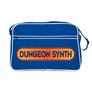 Emblème du synthé de donjon - Sac Retro - bleu/blanc - Devant