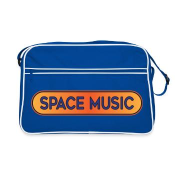 Ambiances détentes du Space Music Music Festival - Sac Retro - bleu/blanc - Devant