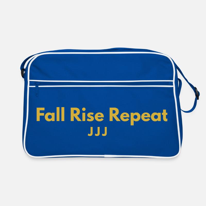 Fall Rise Wiederholung Retro Tasche