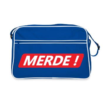 Damn! - Retro Bag - blue/white - Front