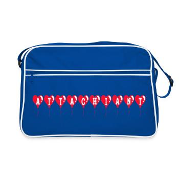 Ballons Cœurs Attachiants - Sac Retro - bleu/blanc - Devant
