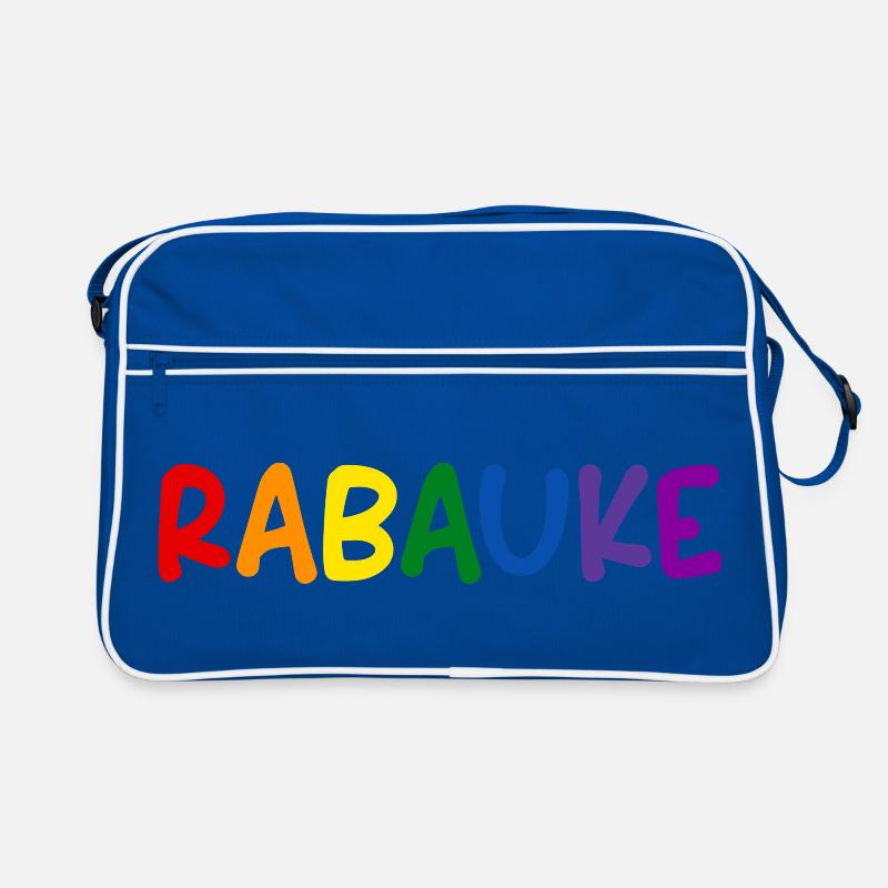 Rascal Colorful Letters Rainbow Retro Bag