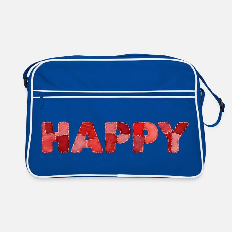 HAPPY Patchwork Embroidery Latest Trend Retro Bag
