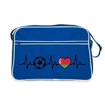 Belarus Football Heartbeat Belarus - Retro Bag - blue/white - Front