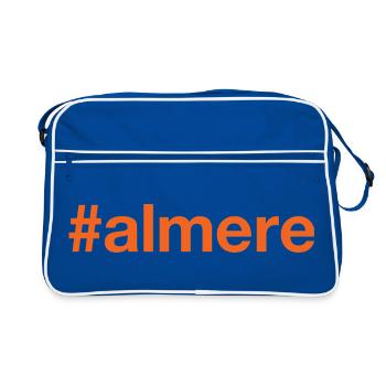 Almere Nederland, Pays-Bas - Sac Retro - bleu/blanc - Devant