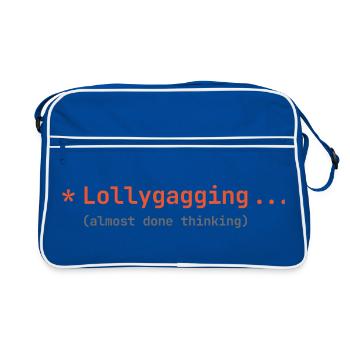 Codage d’ambiance - Lollygagging - Sac Retro - bleu/blanc - Devant