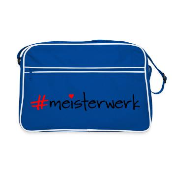 Masterpiece - Retro Bag - blue/white - Front