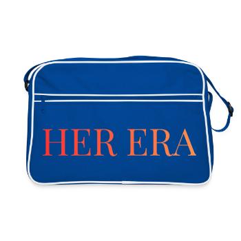 Her era  - Retro Tasche - Blau/Weiß - Vorne