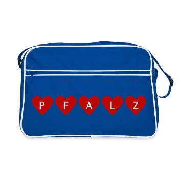 Cœur du Palatinat - Sac Retro - bleu/blanc - Devant
