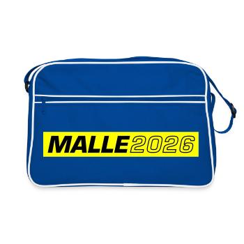 Malle 2026 - Sac Retro - bleu/blanc - Devant