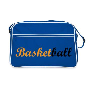 Basket Ball / Basketball / Basktet-Ball / Sport - Sac Retro - bleu/blanc - Devant
