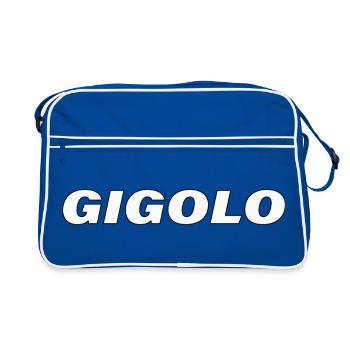 Gigolo - Retro Bag - blue/white - Front