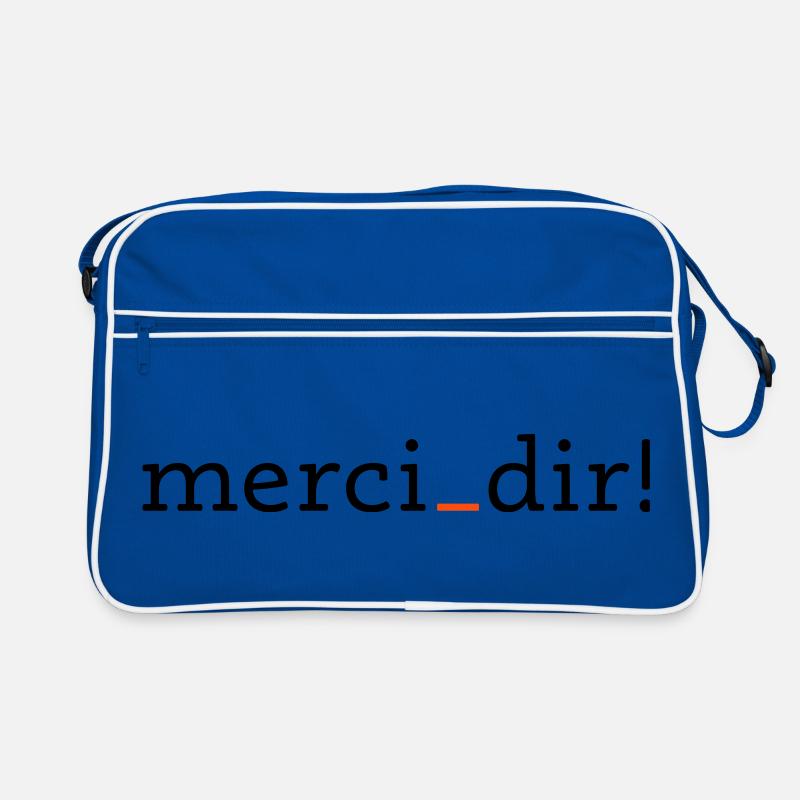 merci dir - 2 colors Retro Bag
