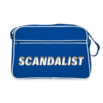 SCANDALIST - Retro Bag - blue/white - Front