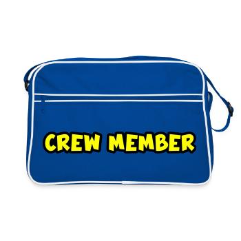 Crew Member - Retro Bag - blue/white - Front