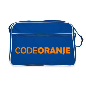 Code Oranje - Nederland - Netherlands Niederlande - Retro Bag - blue/white - Front