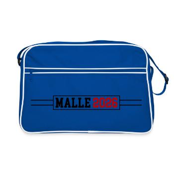 Malle 2026 - Sac Retro - bleu/blanc - Devant
