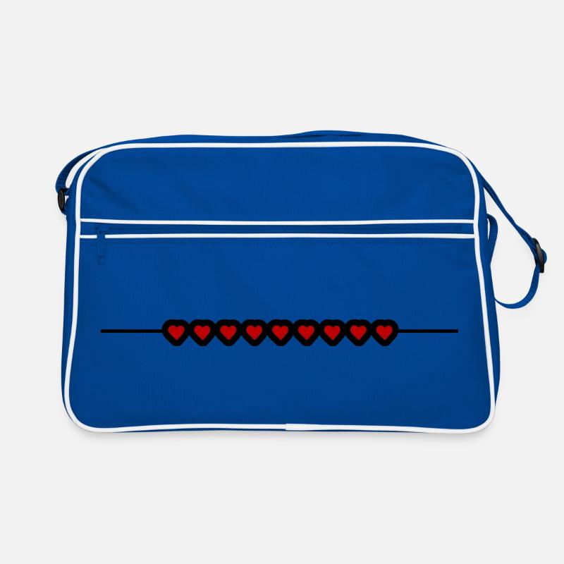 Amour de la ligne de cœur Sac Retro
