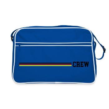 Équipage Pavillon allemand - Sac Retro - bleu/blanc - Devant