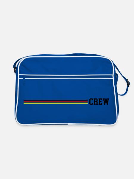 Équipage Pavillon allemand - Sac Retro - bleu/blanc - Devant