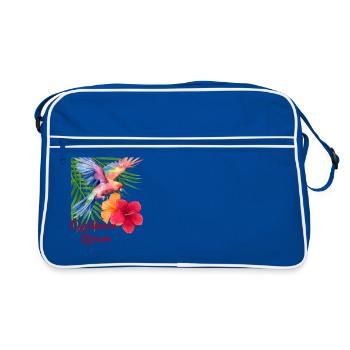 Carribean Dream - Retro Bag - blue/white - Front
