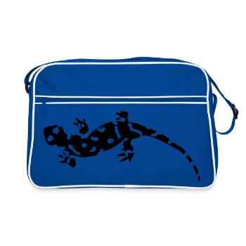 salamander - Retro Bag - blue/white - Front