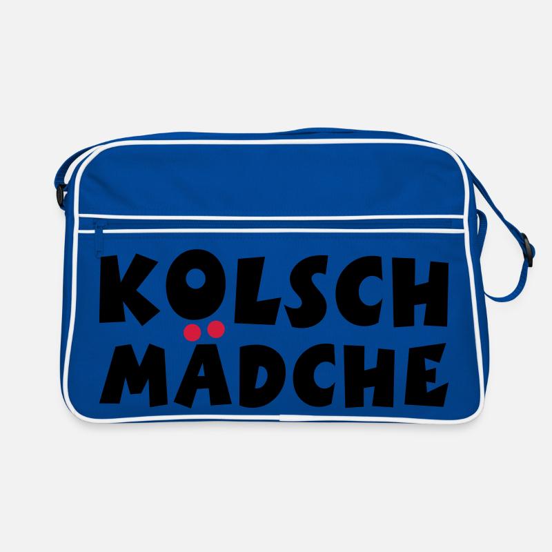 Kölsch Mädche - Ein Mädchen aus Köln Retro Tasche