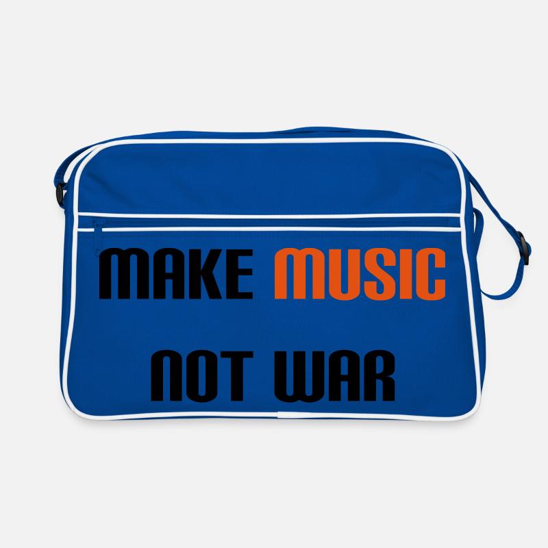 Make Music Not War (V) Sac Retro