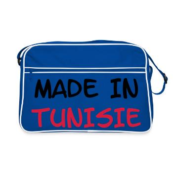 Made in Tunisie - Sac Retro - bleu/blanc - Devant