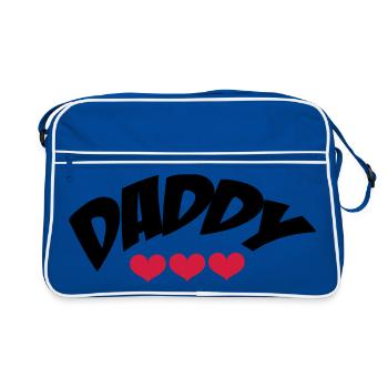 Daddy - Sac Retro - bleu/blanc - Devant